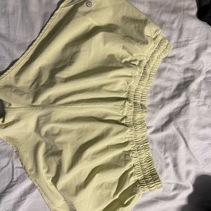 Lululemon shorts size 14 red pair and yellow pair